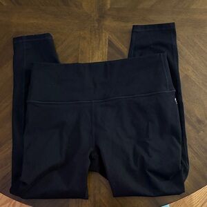 Fabletics Cropped Black Leggings M